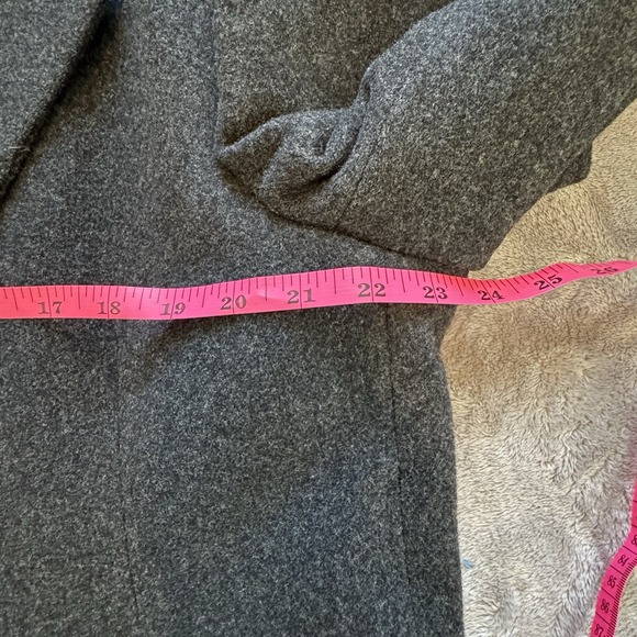 Vintage Stanley Blacker 100% Pure Wool Double-Breasted Overcoat 40 Short Gray - Picture 9 of 10